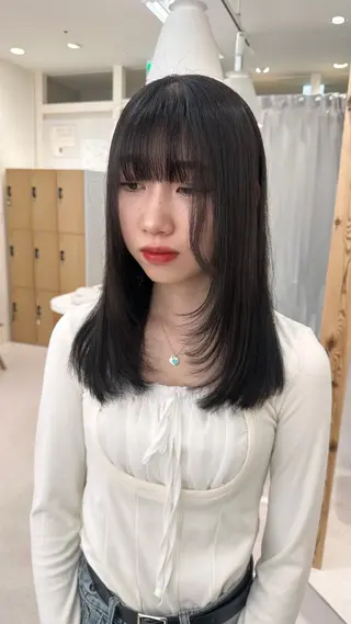 セミロング カラー 🪭risa 暖色/レイヤー🪭のヘアスタイル