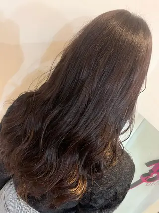 ロング 佐々木 芽衣のヘアスタイル