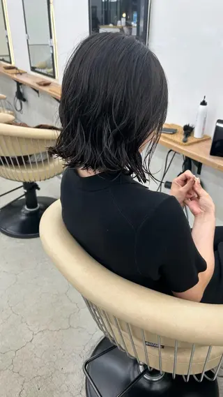 パーマ くろかわ まいのヘアスタイル