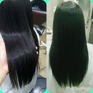 セミロング ロング カラー SUNNY GRACEのヘアスタイル