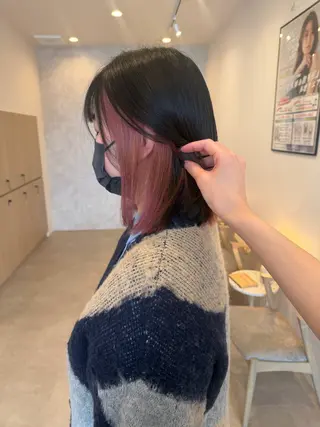 ミディアム カラー りん/ハイトーン💖 🌈髪質改善✨️浜松のヘアスタイル