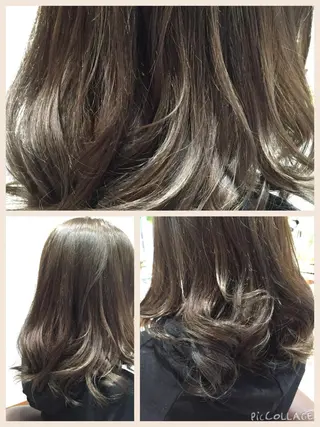 ミディアム カラー Licola リコラのヘアスタイル