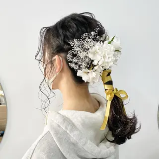 セミロング カラー ヘアアレンジ ひなの .のその他イメージ