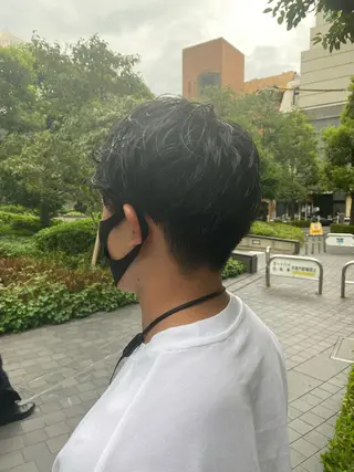 パーマ メンズ beleefric 🩵チセのヘアスタイル