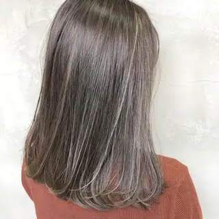 ミディアム カラー パーマ ヘアアレンジ 北間 寛哉のヘアスタイル