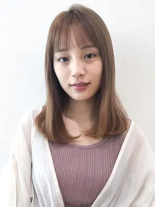 セミロング ITbyALBUM 中野店のヘアスタイル