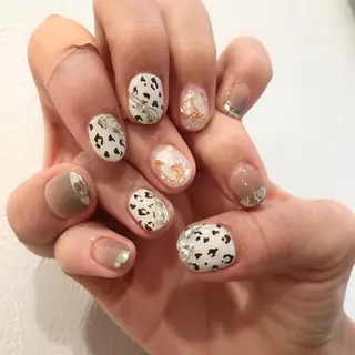 ロング カラー ヘアアレンジ キッズ ネイル マツエク・マツパ 福田 加奈のネイルデザイン