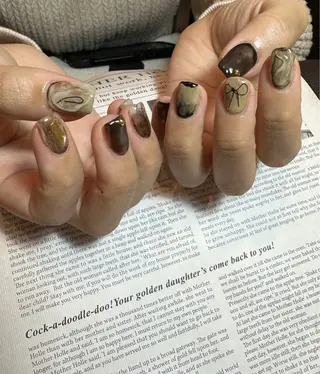 ネイル 三輪 絢香のネイルデザイン