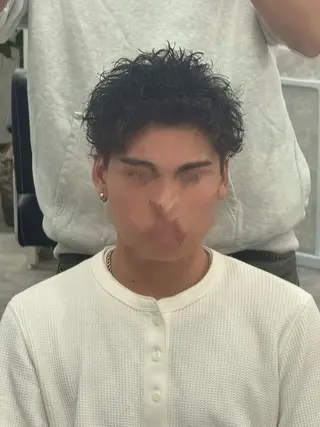 ショート パーマ メンズ メンズ専門🔥/池袋 りくとのヘアスタイル