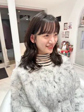 ミディアム パーマ _Melia / mihiroのヘアスタイル