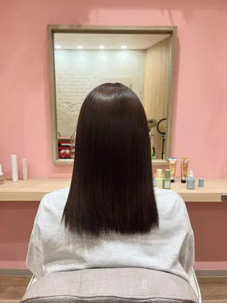 ミディアム 透明感カラー⭐︎ コナツのヘアスタイル