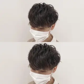 ショート パーマ メンズ 瀧野 翔吾【メンズ特化】のヘアスタイル