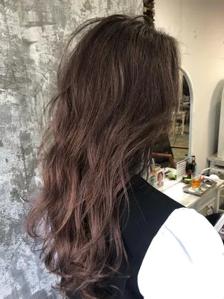 ロング カラー Pia ツボイ ケイタのヘアスタイル