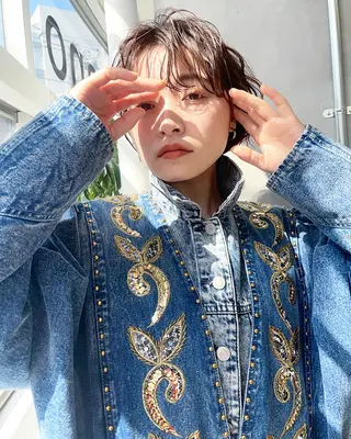 ショート パーマ イラブ ちかのヘアスタイル