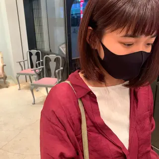 カラー SAKINO. ベージュカラーのヘアスタイル