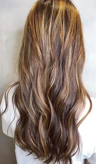 ロング カラー 髪質改善⭐️ 桜場のヘアスタイル