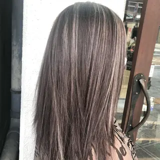 カラー ダブルスキルエクステ /羽エクステ白石宇由のヘアスタイル