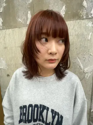 ミディアム 垢抜けボブ/SAHO /OAK溝の口のヘアスタイル