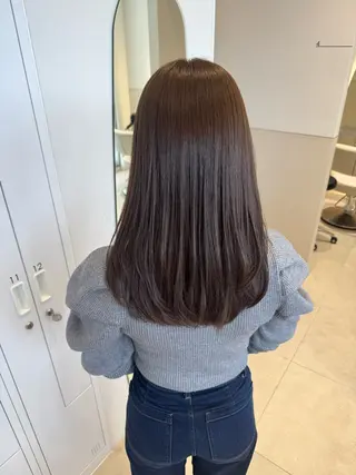 ミディアム 🎀京都暖色/ 艶髪縮毛/funaのヘアスタイル