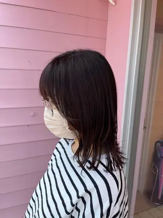 ミディアム ☁️彦坂唯有/ 透明感カラー☁️のヘアスタイル