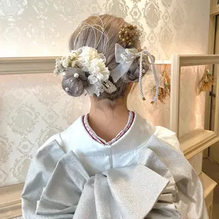 ヘアアレンジ 🦋Misaki🦋 メンズパーマ/着付けのヘアスタイル