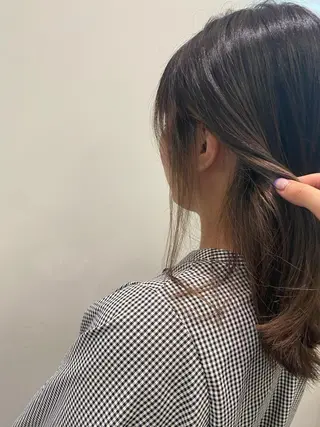 ミディアム カラー ✨透明感カラー✨ 🦖佐々木未来🦕のヘアスタイル