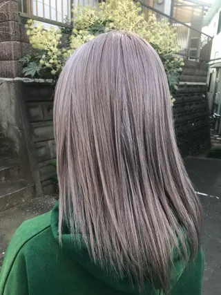 カラー ダブルスキルエクステ /羽エクステ白石宇由のヘアスタイル