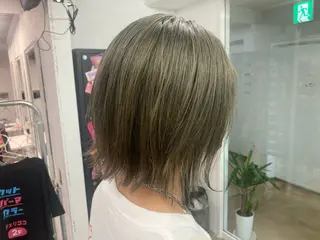 ショート 【ウルフ/レイヤー/ 白髪ぼかし】タツヤのヘアスタイル