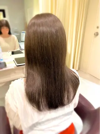 セミロング カラー 髪質改善/縮毛矯正 seiyaのヘアスタイル