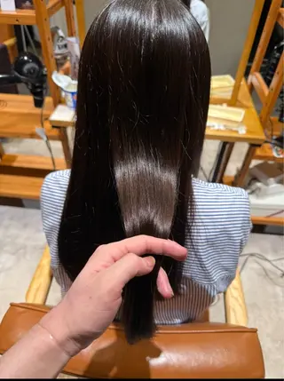 ロング カラー 笠原 裕貴のヘアスタイル