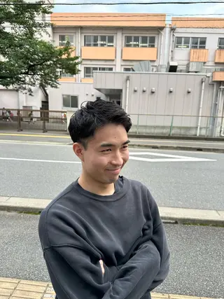 ショート メンズ 小川 音哉「fluer」のヘアスタイル