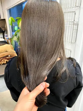 ロング カラー 鈴木早記　insta →saki_03sのヘアスタイル