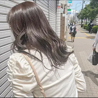 ミディアム カラー はるか 💐 お悩み改善美容師のヘアスタイル