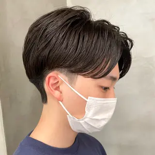 ショート パーマ 藤川 明英里のヘアスタイル