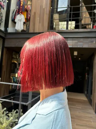 ミディアム すぐ巻ける縮毛矯正 🍀勝倉　麗のヘアスタイル