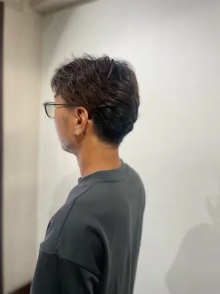 ショート パーマ メンズ 流行メンズスタイル ren✂︎のヘアスタイル