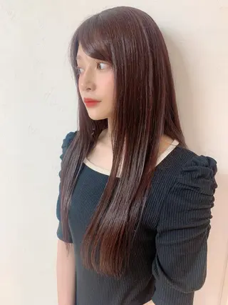 ロング カラー 汐見 悠佑のヘアスタイル