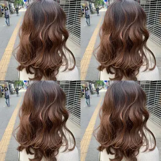 ミディアム ✨縮毛矯正✖︎顔周り レイヤー✨ナカムラのヘアスタイル