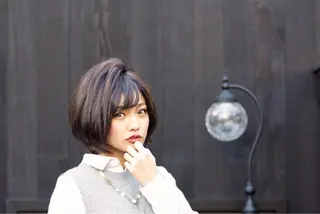 ショート ミディアム カラー パーマ yoshi ☆のヘアスタイル