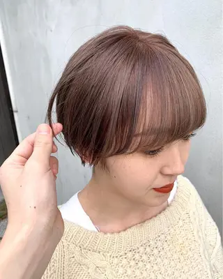 ショート ダブルカラー/透明感 💈JUNYA💈のヘアスタイル