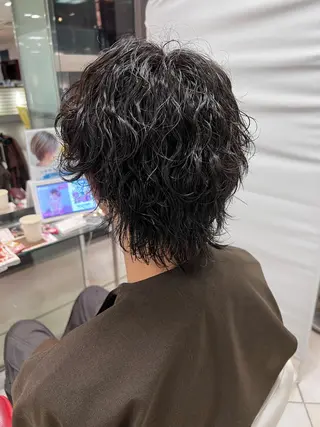 パーマ メンズ 髪質改善/艶カラー TSUBASAのヘアスタイル