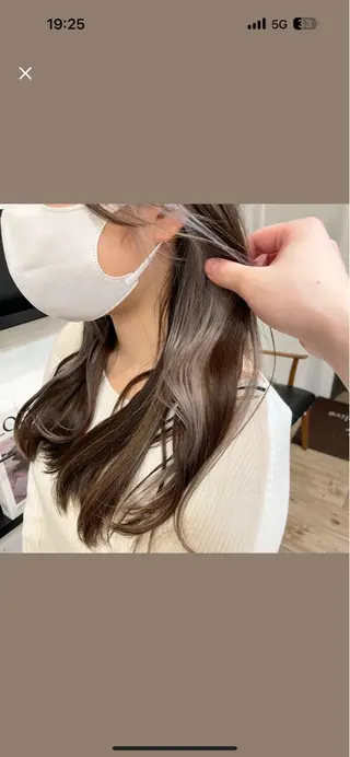 ミディアム カラー ALBUM ୨୧のヘアスタイル