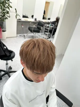 ショート カラー ヘアアレンジ メンズ 久米 治仁のヘアスタイル