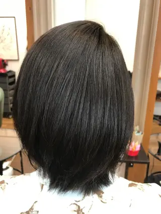 ショート パーマ 吉森 満俊のヘアスタイル