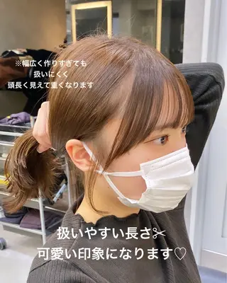 ミディアム レイヤーと顔まわり 大好き❣️関口拓馬のヘアスタイル