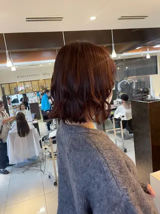 セミロング カラー 🤎韓国ヘア ベージュ まゆか🤎のヘアスタイル