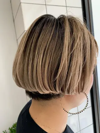 ショート カラー メンズ専門サロン wokeのヘアスタイル