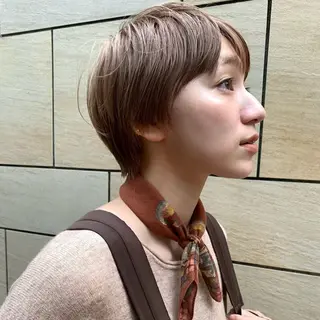 ショート カラー 渋谷/原宿/メンズ/ コヤマトモヤのヘアスタイル