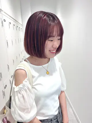 ミディアム レイヤーカット×艶髪 /Ayanaのヘアスタイル