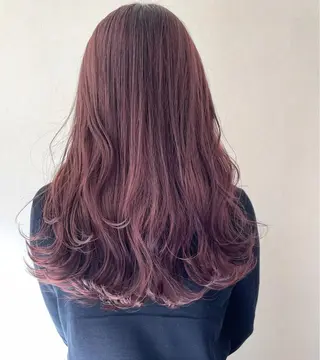 ロング カラー 立川 奈那子のヘアスタイル